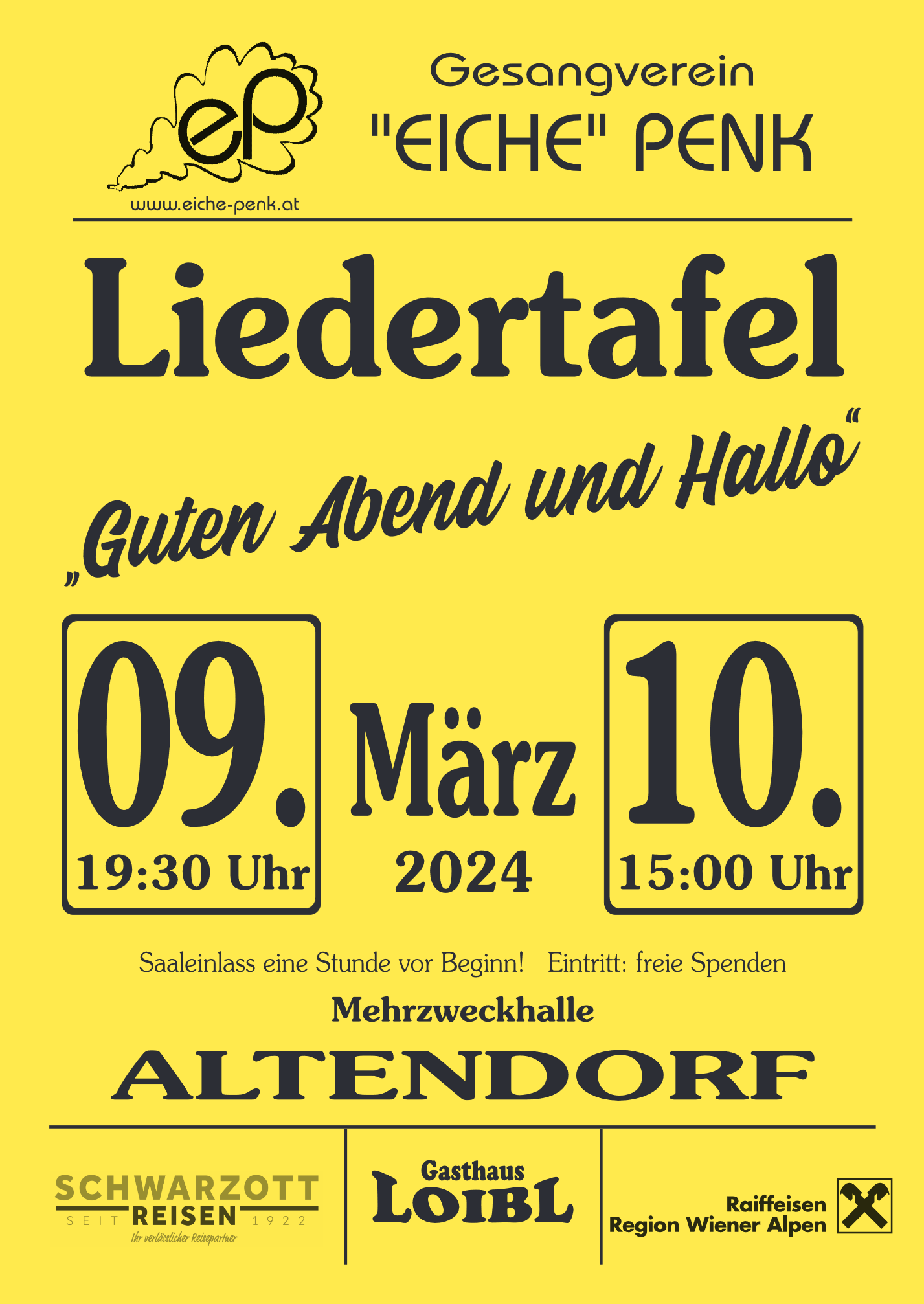 Liedertafel "Guten Abend und Hallo"